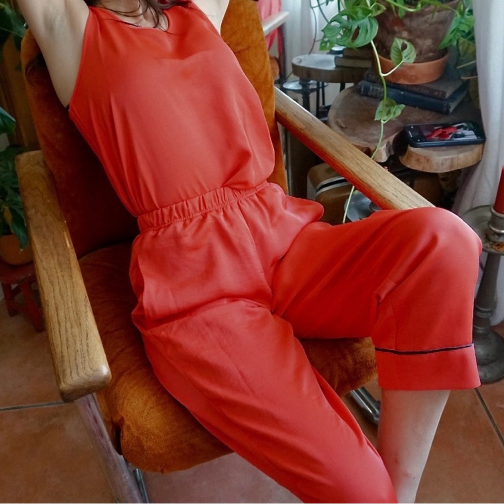 EcoSatin Tank and Crop Pant Sleep Wear Pajama set